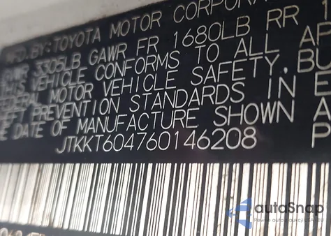 2006 Scion Xa from USA, damaged, VIN JTKKT604760146208